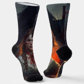 Haunting house sokken (Gebogen)