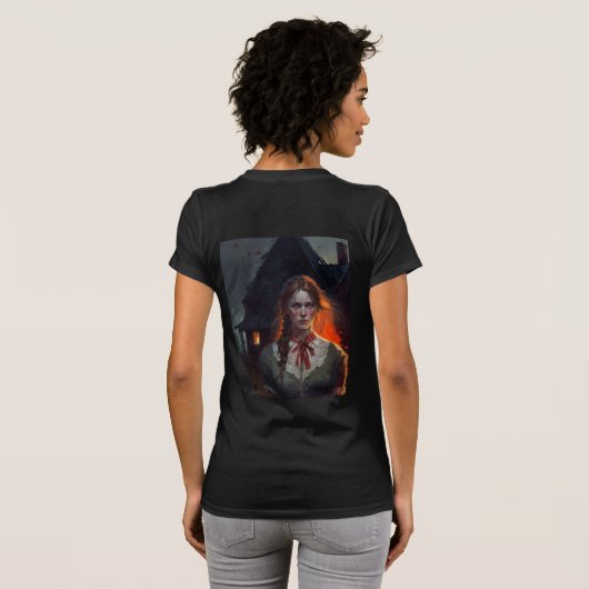 Haunting house t-shirt (Achterkant volledig)