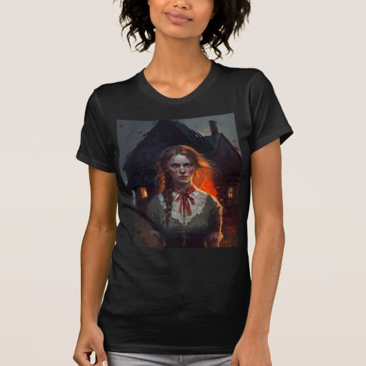 Haunting house t-shirt (Voorkant)