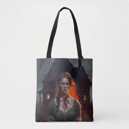 Haunting house tote bag (Voorkant)