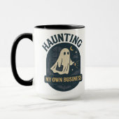 Haunting My Own Business | Halloween Mok (Links)