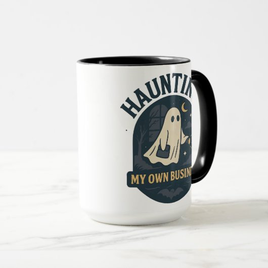 Haunting My Own Business | Halloween Mok (Voorkant rechts)