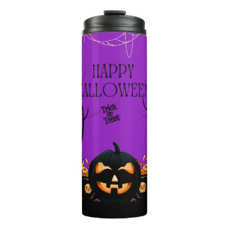Haunting Pumpkin Halloween Thermosbeker