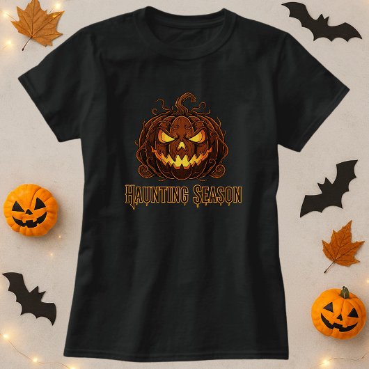 Haunting Season Pumpkin Jack-O'Lantern T-shirt