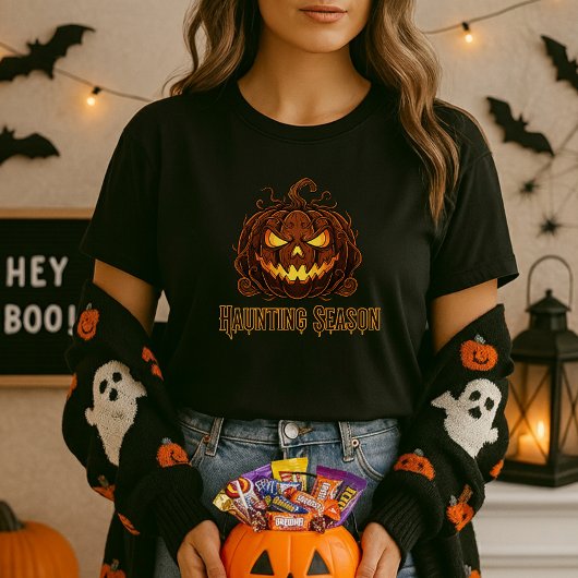 Haunting Season Pumpkin Jack-O'Lantern T-shirt