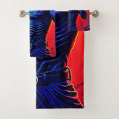 Haunting Zombie Demon In Het Stadsontwerp Bad Handdoek (Insitu)