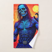 Haunting Zombie Demon In Het Stadsontwerp Bad Handdoek (Handdoek)