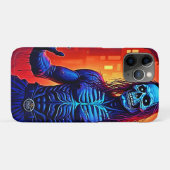 Haunting Zombie Demon In Het Stadsontwerp Case-Mate iPhone Case (Achterkant (horizontaal))