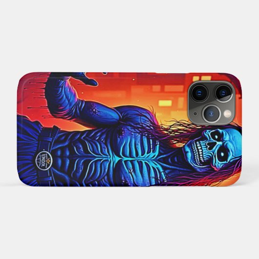 Haunting Zombie Demon In Het Stadsontwerp Case-Mate iPhone Case (Achterkant (horizontaal))