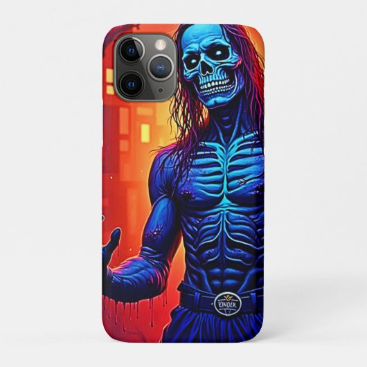 Haunting Zombie Demon In Het Stadsontwerp Case-Mate iPhone Case (Achterkant)