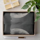 Hauntingly Beautiful Silhouette of Bare Trees Tissuepapier (Geschenk)