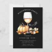 Hauntingly elegante Halloween uitnodiging (Voorkant)