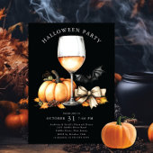 Hauntingly elegante Halloween uitnodiging