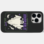 Hauntingly Schattige Grappige Halloween Ghost Geze Case-Mate iPhone Case (Achterkant (horizontaal))
