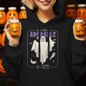 Hauntingly Schattige Grappige Halloween Ghost Geze Hoodie