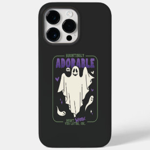 Hauntingly Schattige Grappige Halloween Ghost Geze iPhone 14 Pro Max Hoesje
