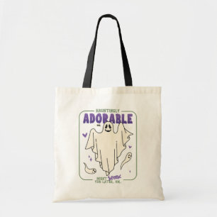 Hauntingly Schattige Grappige Halloween Ghost Geze Tote Bag