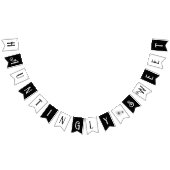 Hauntingly Sweet Gothic Flower tattoo Baby shower Vlaggetjes (Alle)