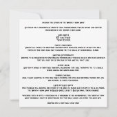 👻🍻 "Haunts & Hops Bash"! 🍻👻 Halloween Kaart (Achterkant)