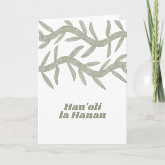 Hau'oli la Hanau Bedankkaart (Voorkant)