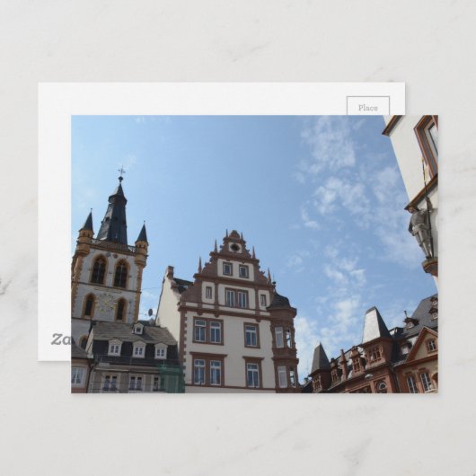 Hauptmarkt Trier Briefkaart (Voorkant / Achterkant)