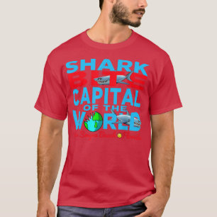 Hauptstadt der Haifischbisse in der Welt New Smyrn T-shirt