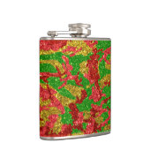 Haus van Camo Gold Xmas patroon Heupfles (Rechts)