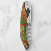 Haus van Camo Gold Xmas patroon Kurkentrekker (Achterkant)