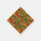 Haus van Camo Gold Xmas patroon Servet (Hoek)