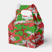 Haus van Camo Silver Xmas patroon Bedankdoosjes (Voorkant Zijde)