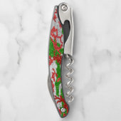 Haus van Camo Silver Xmas patroon Kurkentrekker (Achterkant)