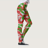 Haus van Camo Silver Xmas patroon Leggings (Rechts)