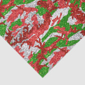 Haus van Camo Silver Xmas patroon Tissuepapier (Detail)