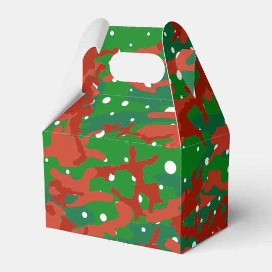 Haus van Camo Xmas Camouflage Bedankdoosjes (Voorkant Zijde)