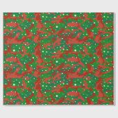 Haus van Camo Xmas Camouflage Cadeaupapier (Vlak)