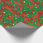 Haus van Camo Xmas Camouflage Cadeaupapier (Hoek)