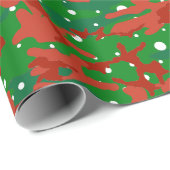 Haus van Camo Xmas Camouflage Cadeaupapier (Rol Hoek)