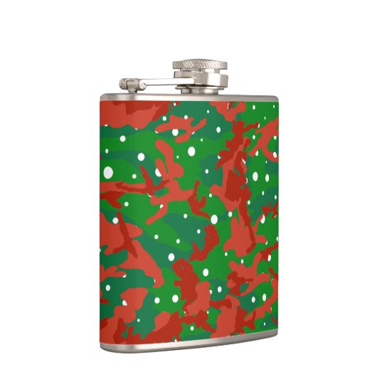 Haus van Camo Xmas Camouflage Heupfles (Rechts)