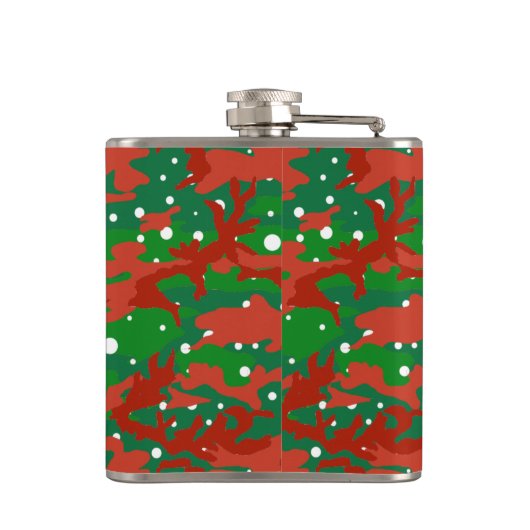 Haus van Camo Xmas Camouflage Heupfles (Achterkant)