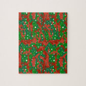 Haus van Camo Xmas Camouflage Legpuzzel (Verticaal)