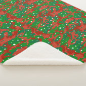Haus van Camo Xmas Camouflage Sherpa Deken (3/4)