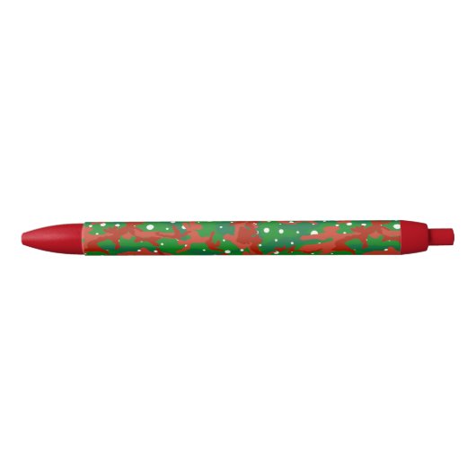 Haus van Camo Xmas Camouflage Zwarte Inkt Pen (Voorkant)