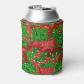 Haus van Camo Xmas Glitter Camouflage Blikjeskoeler (Blikje Achterkant)