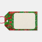 Haus van Camo Xmas Glitter Camouflage Cadeaulabel (Achterkant Horizontaal)