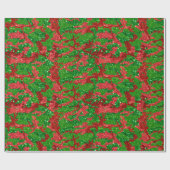 Haus van Camo Xmas Glitter Camouflage Cadeaupapier (Vlak)