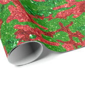 Haus van Camo Xmas Glitter Camouflage Cadeaupapier (Rol Hoek)