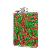 Haus van Camo Xmas Glitter Camouflage Heupfles (Links)