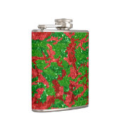 Haus van Camo Xmas Glitter Camouflage Heupfles (Rechts)