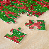 Haus van Camo Xmas Glitter Camouflage Legpuzzel (Zijkant)