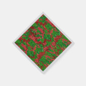 Haus van Camo Xmas Glitter Camouflage Servet (Hoek)